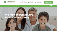 Desktop Screenshot of greenwoodsdental.com